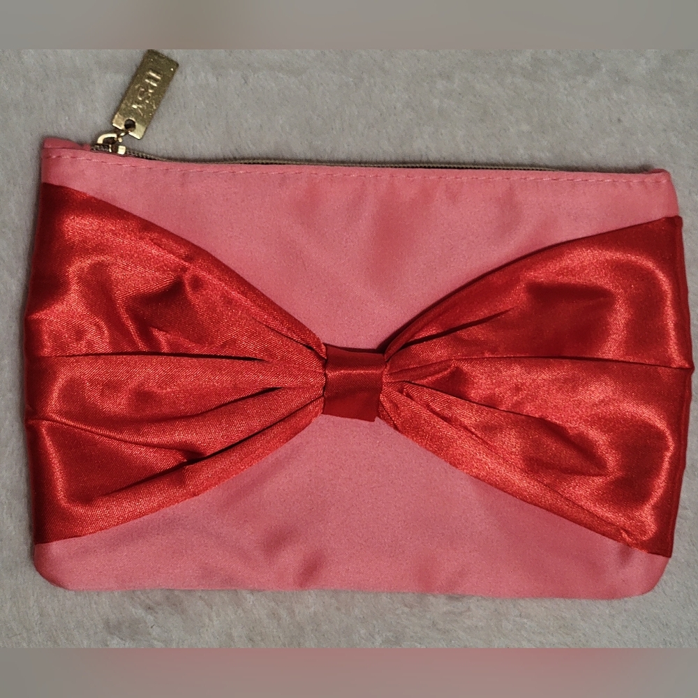Pink & Red Holiday Ipsy Zipper Pouch